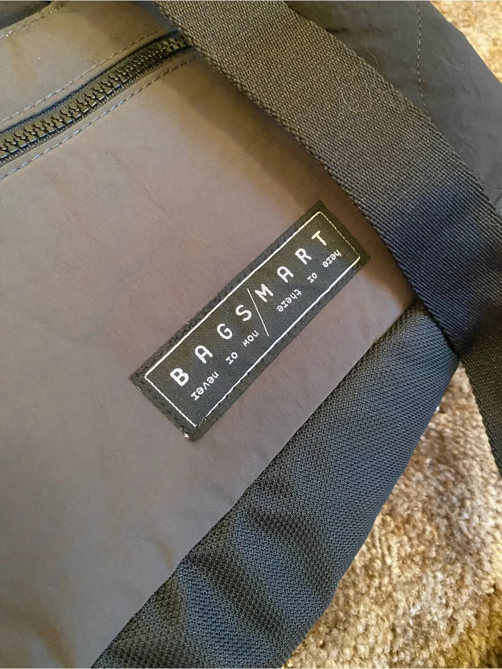 BagSmart Men’s Black and Gray Travel Duffle 2 Piece Set